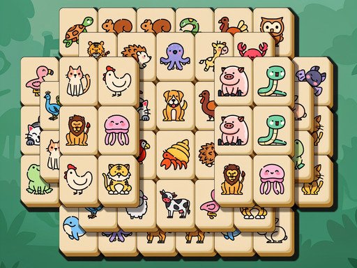 Whimsical Critter Mahjong